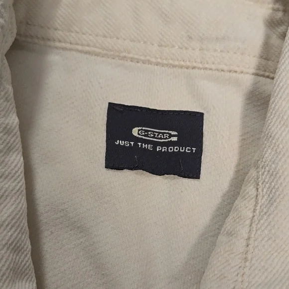 G-Star Plush Cord Tacoma Western Shirt-Ivory